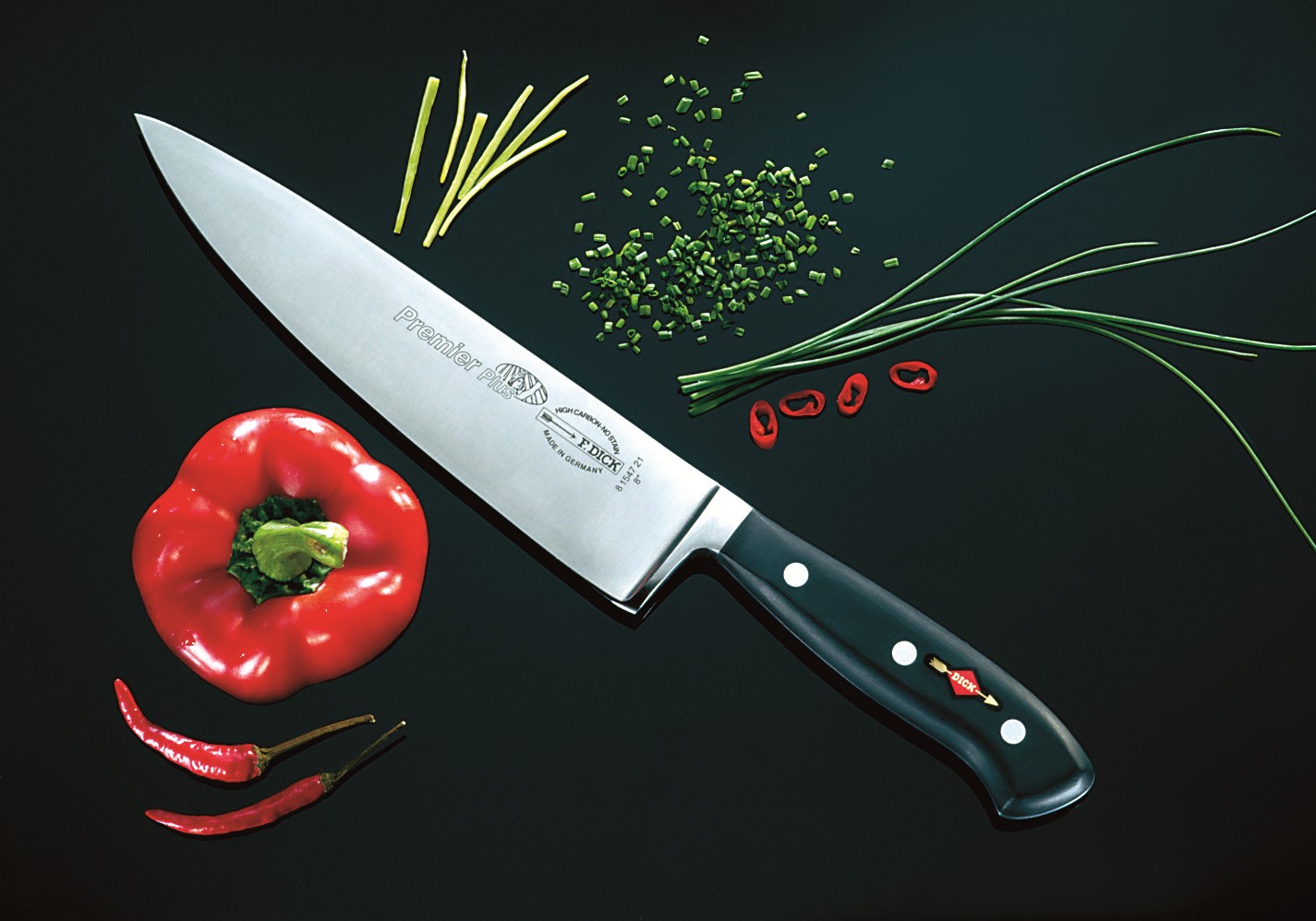 Ножи dick. Кухонный нож. Нож кухонный "шеф".. Ножи f Knife.